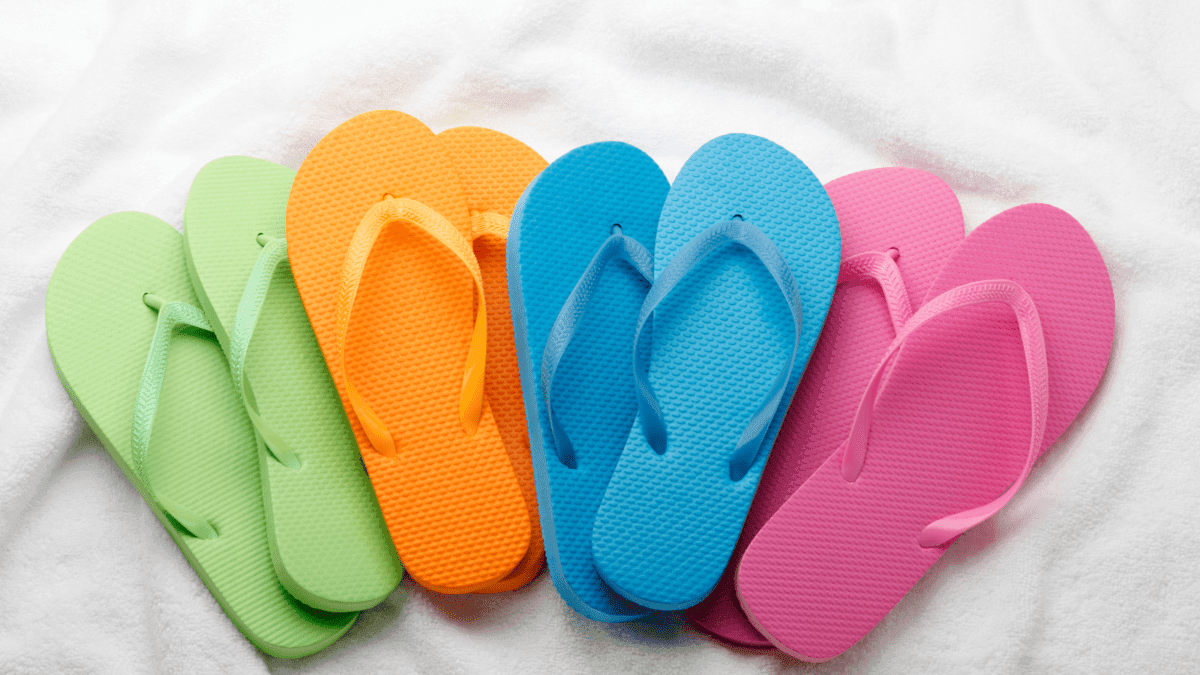 wedding flip flops bulk